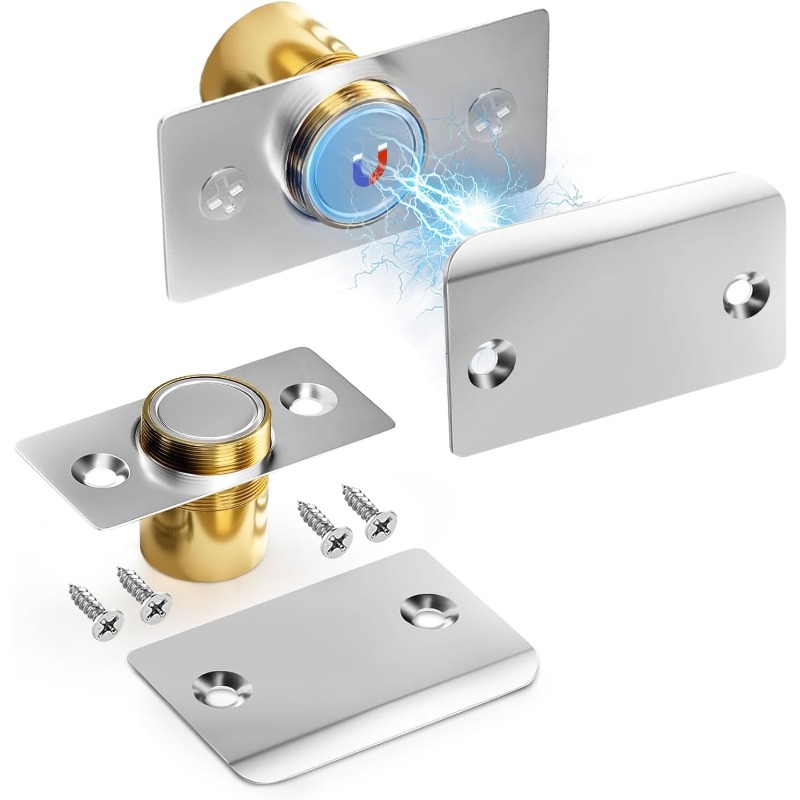Furniture Hardware Fitting - 2 Stück unsichtbare magnetische Türschnäpper, verstellbarer
