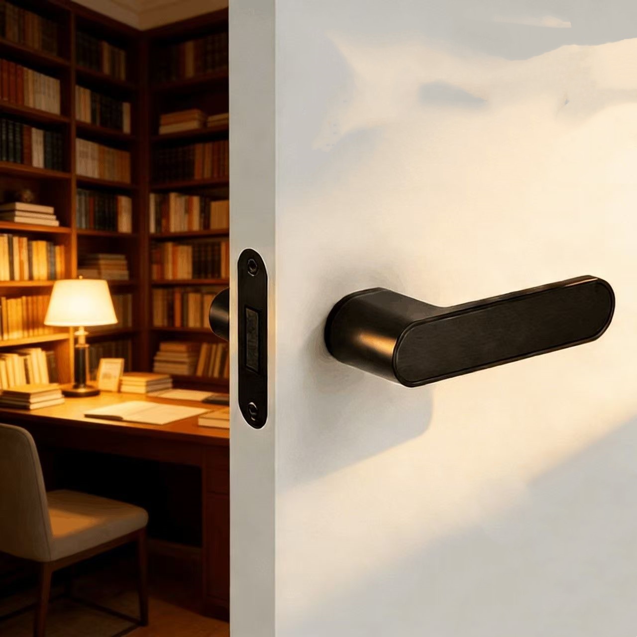 Furniture Hardware Fitting - Türgriff-Schloss aus Zinklegierung, Exquisiter Eleganter Schlafzimmer-Türknauf,