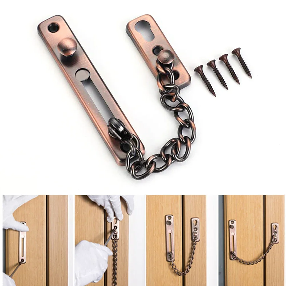 Furniture Hardware Fitting - Türkette mit Schloss, Türschloss, Riegelkette, Kindersicherheit,