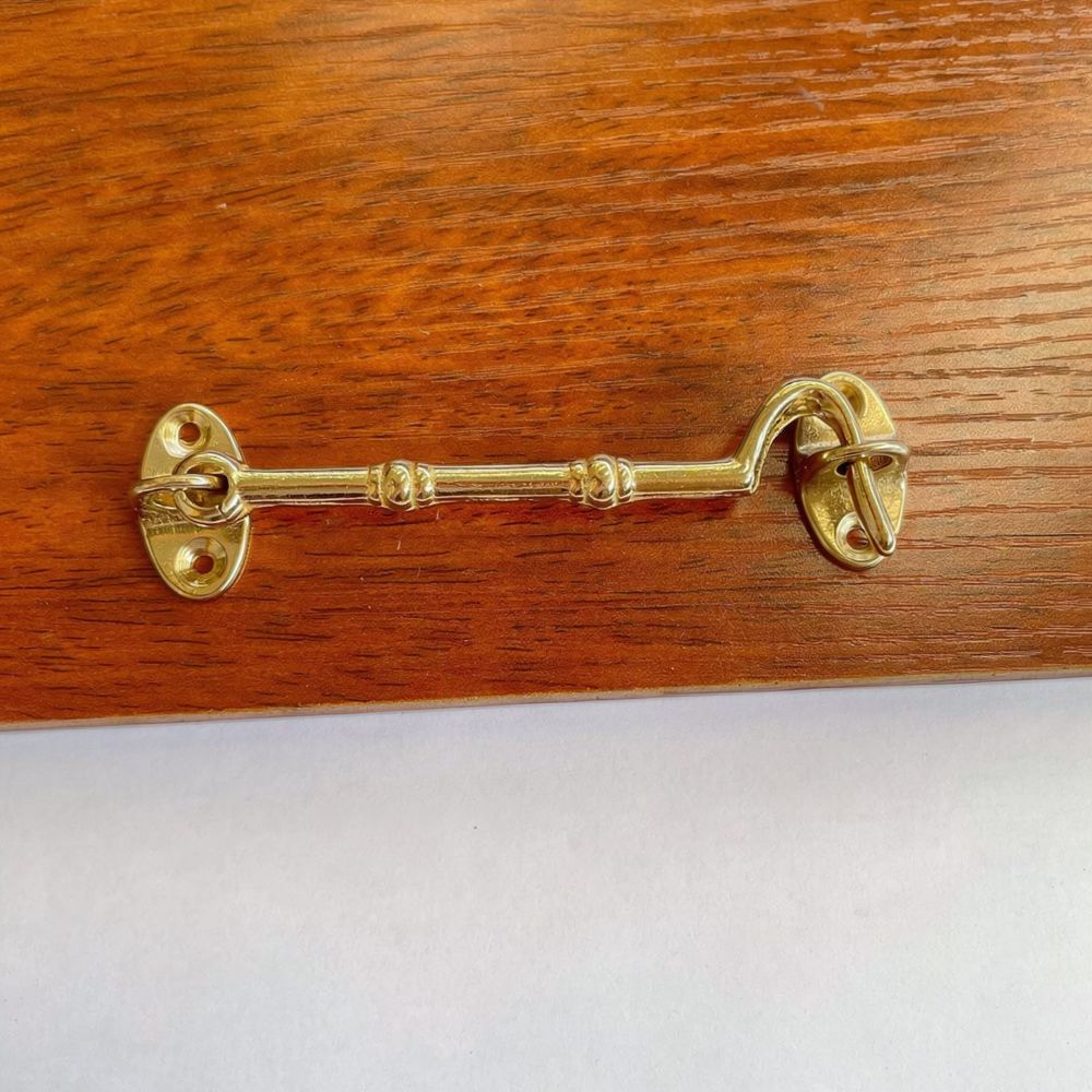 Furniture Hardware Fitting - Fester Fensterhaken aus massivem Messing, im