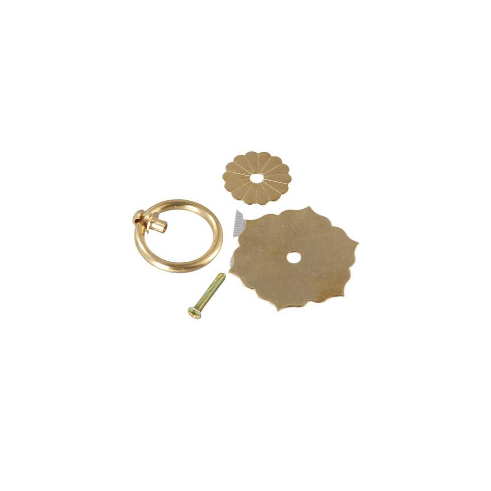Furniture Hardware Drop Pulls - Bronze-Messing-Rückplatte, Schrankbeschläge, Tür- und Schubladengriffe, Ringgriffe,