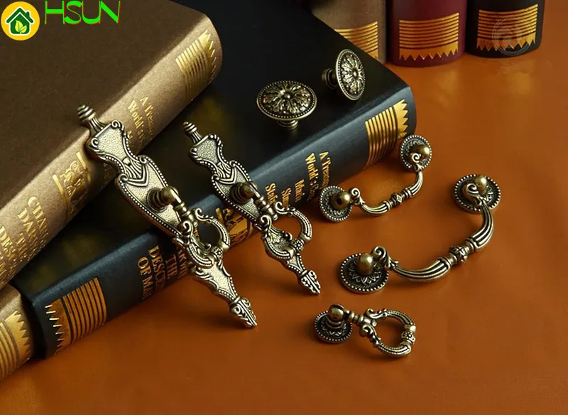 2 Stück 6 Stile Landschaft Kom – Furniture Hardware Drop Pulls Bewertung und Preis