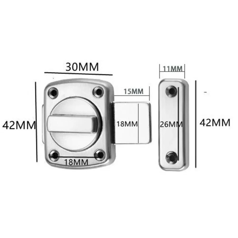 Diebstahlsicherer Türriegel au – Furniture Hardware Fitting Bewertung und Preis